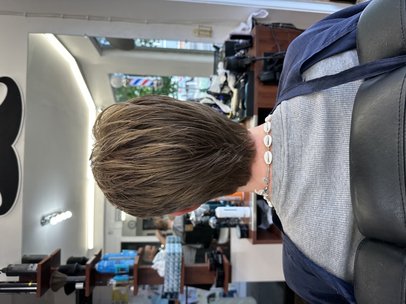 Finished haircut, back view